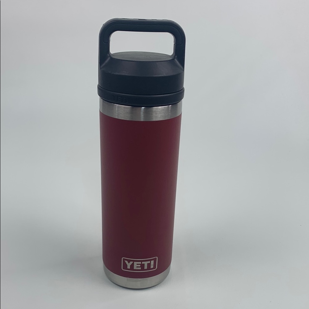 Yeti Red Travel Mug cup with Black Lid and spout